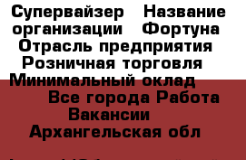 Супервайзер › Название организации ­ Фортуна › Отрасль предприятия ­ Розничная торговля › Минимальный оклад ­ 19 000 - Все города Работа » Вакансии   . Архангельская обл.